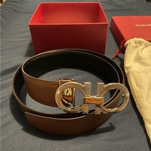 Salvatore Ferragamo Men’s Reservable Belt